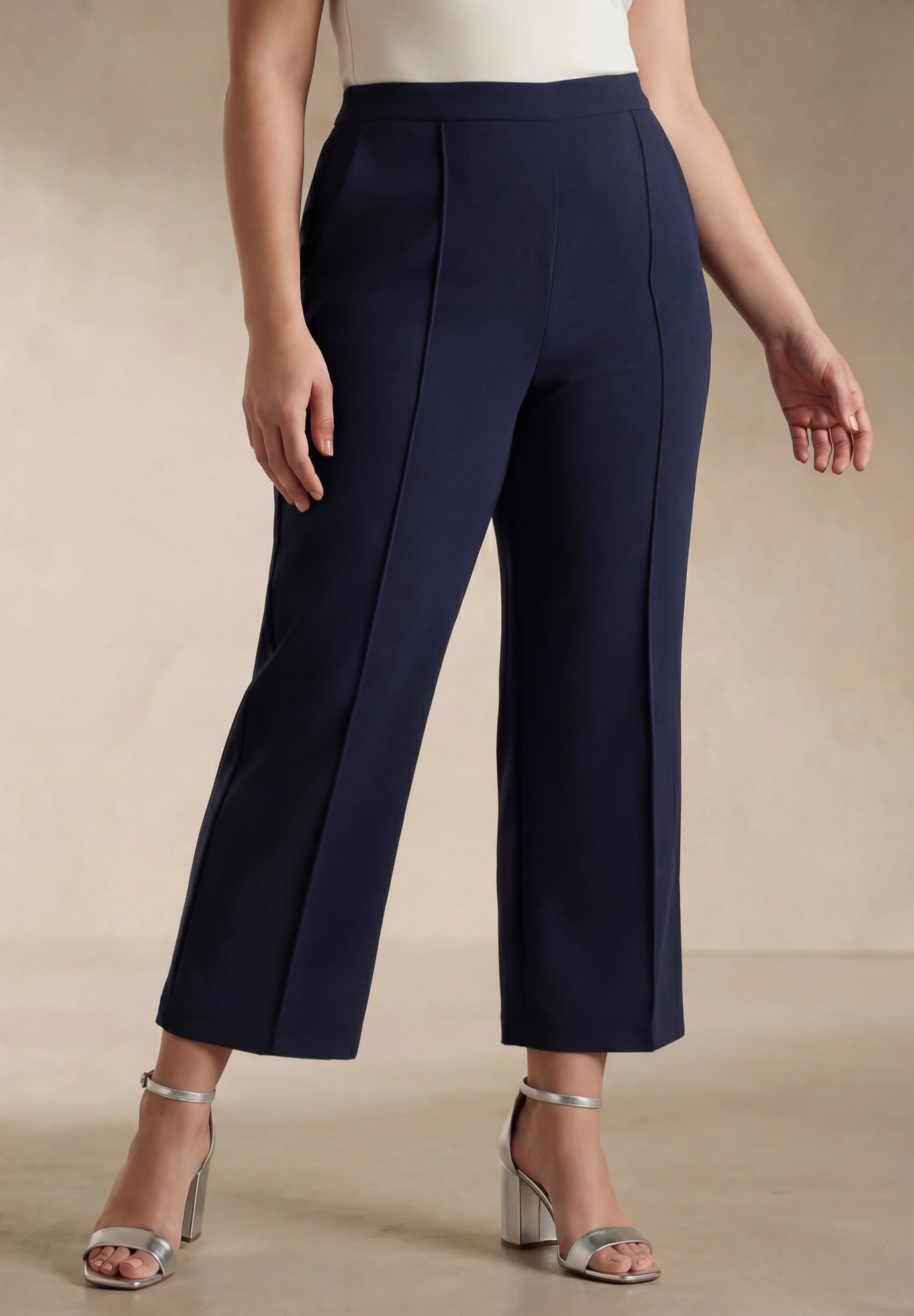 PerfectEase Wide Leg Crop Pant image number 0