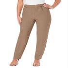 Classic Bend Over&reg; Pant &ndash; Woven Pull-On Straight Leg Pant image number null