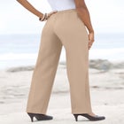 Classic Bend Over&reg; Pant &ndash; Woven Pull-On Straight Leg Pant image number null