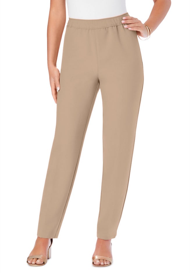 Classic Bend Over&reg; Pant &ndash; Woven Pull-On Straight Leg Pant image number 1
