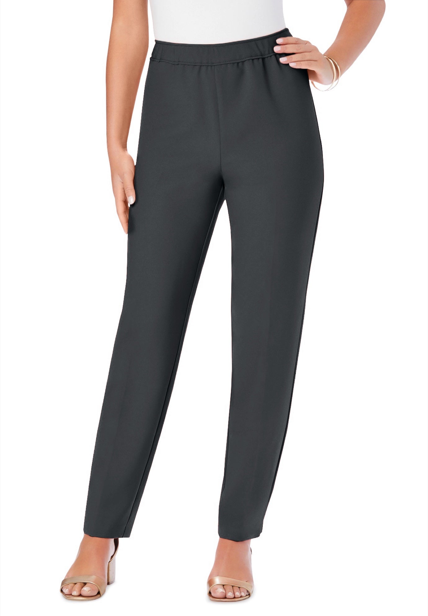 Classic Bend Over&reg; Pant &ndash; Woven Pull-On Straight Leg Pant image number 2