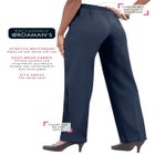 Plus Size Classic Bend Over&reg; Structured Straight Leg Pull-On Pant image number null