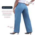 Plus Size Classic Bend Over&reg; Structured Straight Leg Pull-On Pant image number null