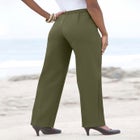 Plus Size Classic Bend Over&reg; Structured Straight Leg Pull-On Pant image number null