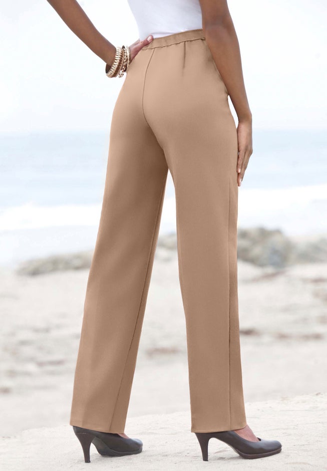 Classic Bend Over&reg; Pant &ndash; Woven Pull-On Straight Leg Pant image number 1