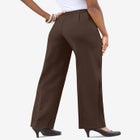 Plus Size Classic Bend Over&reg; Structured Straight Leg Pull-On Pant image number null
