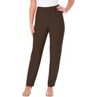Plus Size Classic Bend Over&reg; Structured Straight Leg Pull-On Pant image number null
