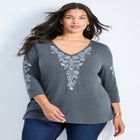 Casey Embroidered Top image number 0