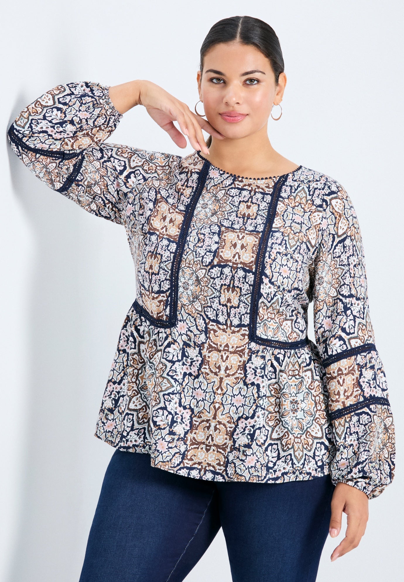 Bridget Lace Detail Blouse image number 0