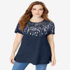 Embellished Tunic with Side Slits image number null