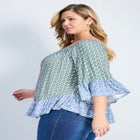 Serenity Ruffle Top image number null