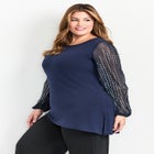 Glitz Embellished Sleeve Tunic image number 2