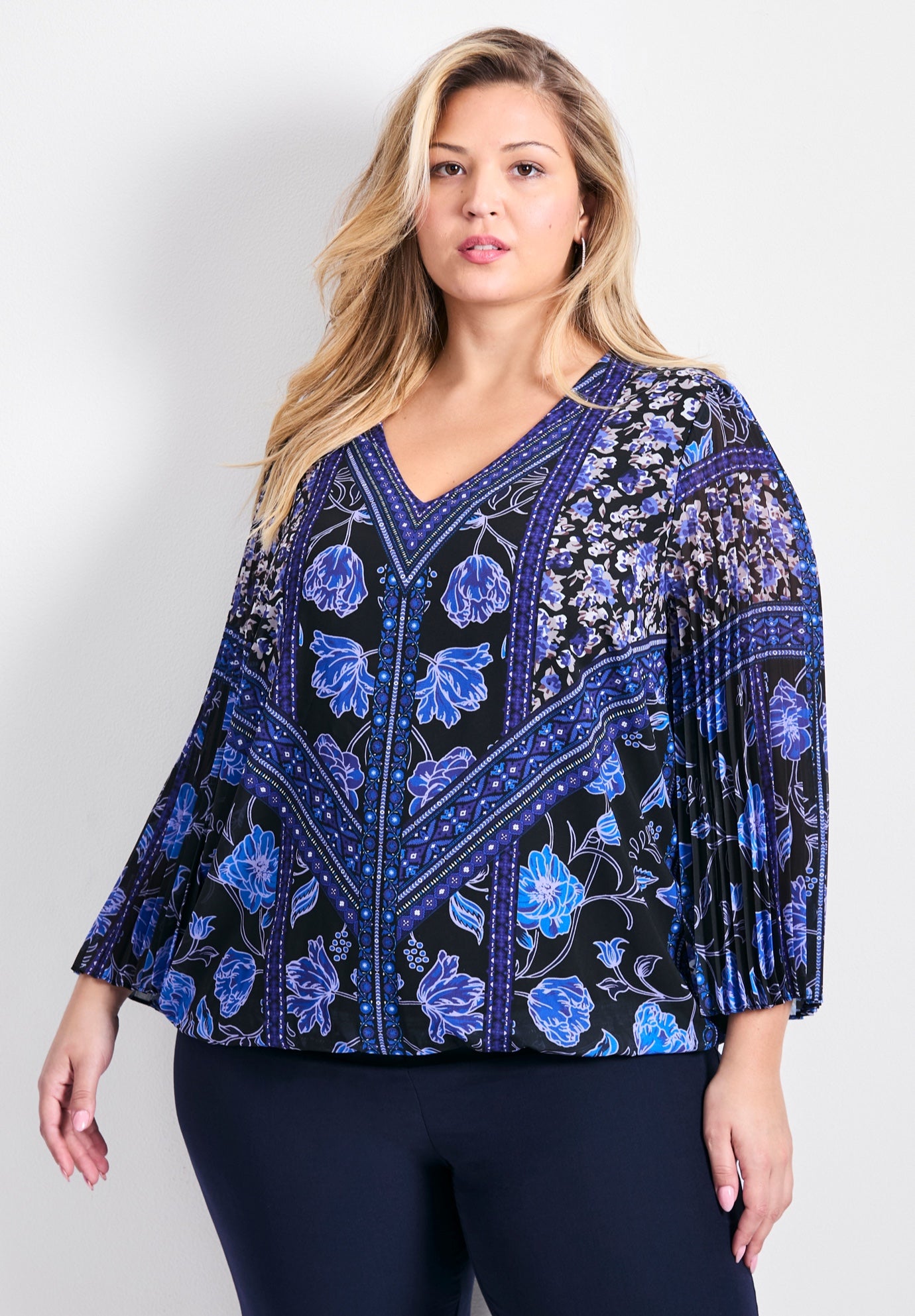 Harmony Pleat Sleeve Top image number 0