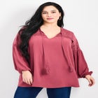 Marcie Lace Yoke Long Sleeve Top image number 0