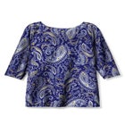 Stretch Cotton Boatneck Tunic image number null