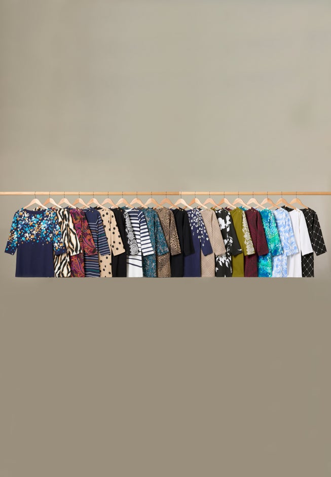 Stretch Cotton Boatneck Tunic image number 2