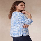Stretch Cotton Boatneck Tunic image number null