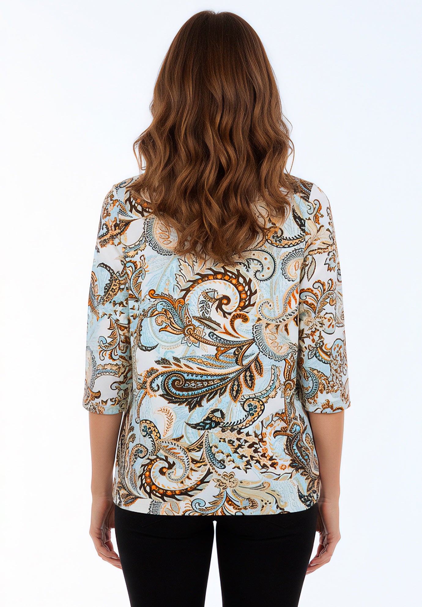 Stretch Cotton Boatneck Tunic image number 1