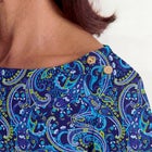 Stretch Cotton Boatneck Tunic image number null
