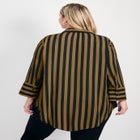 Linear Longline Stripe Shirt image number 1