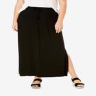 Knit Maxi Skirt image number null