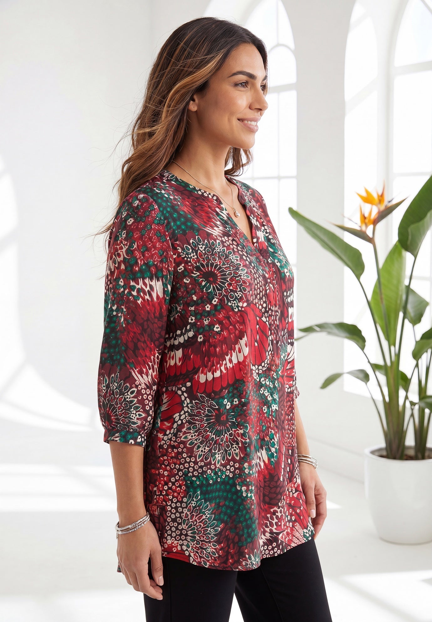Muse Pintuck Tunic image number 2