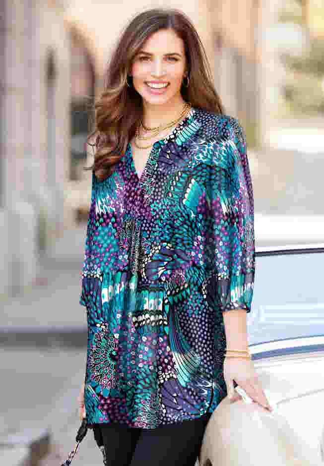 Muse Pintuck Tunic image number 0