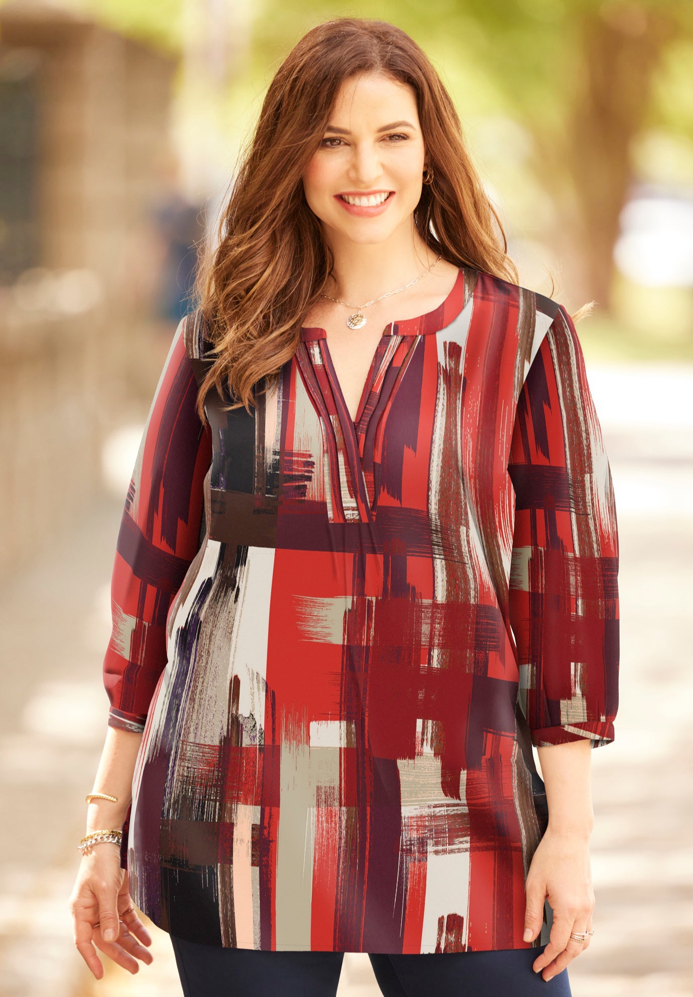 Muse Pintuck Tunic image number 1