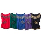 Pointed Hem Embroidered Top image number null