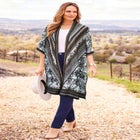 Luxe Georgette Long Kimono image number null