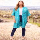 Luxe Georgette Long Kimono image number null