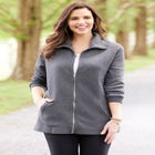 Quilted Knit Jacket image number null