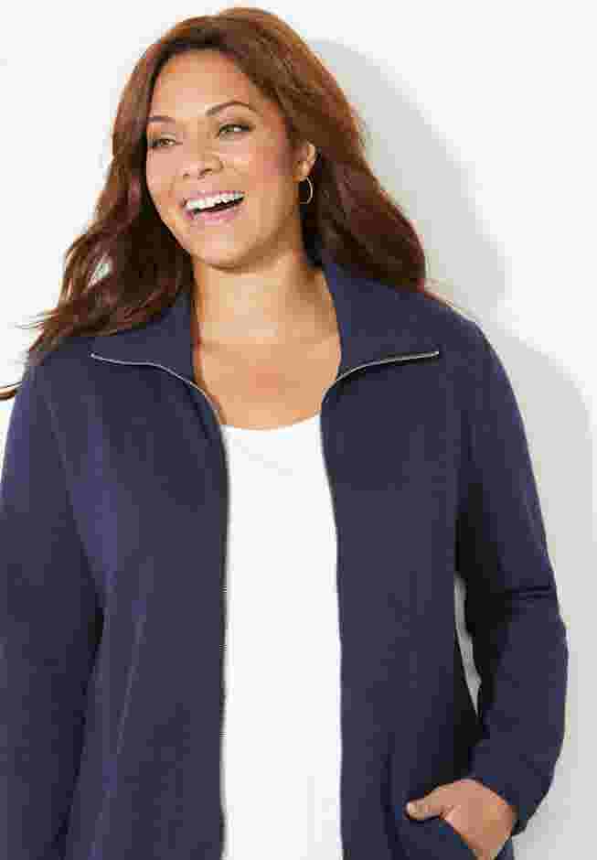 Quilted Knit Jacket image number 4