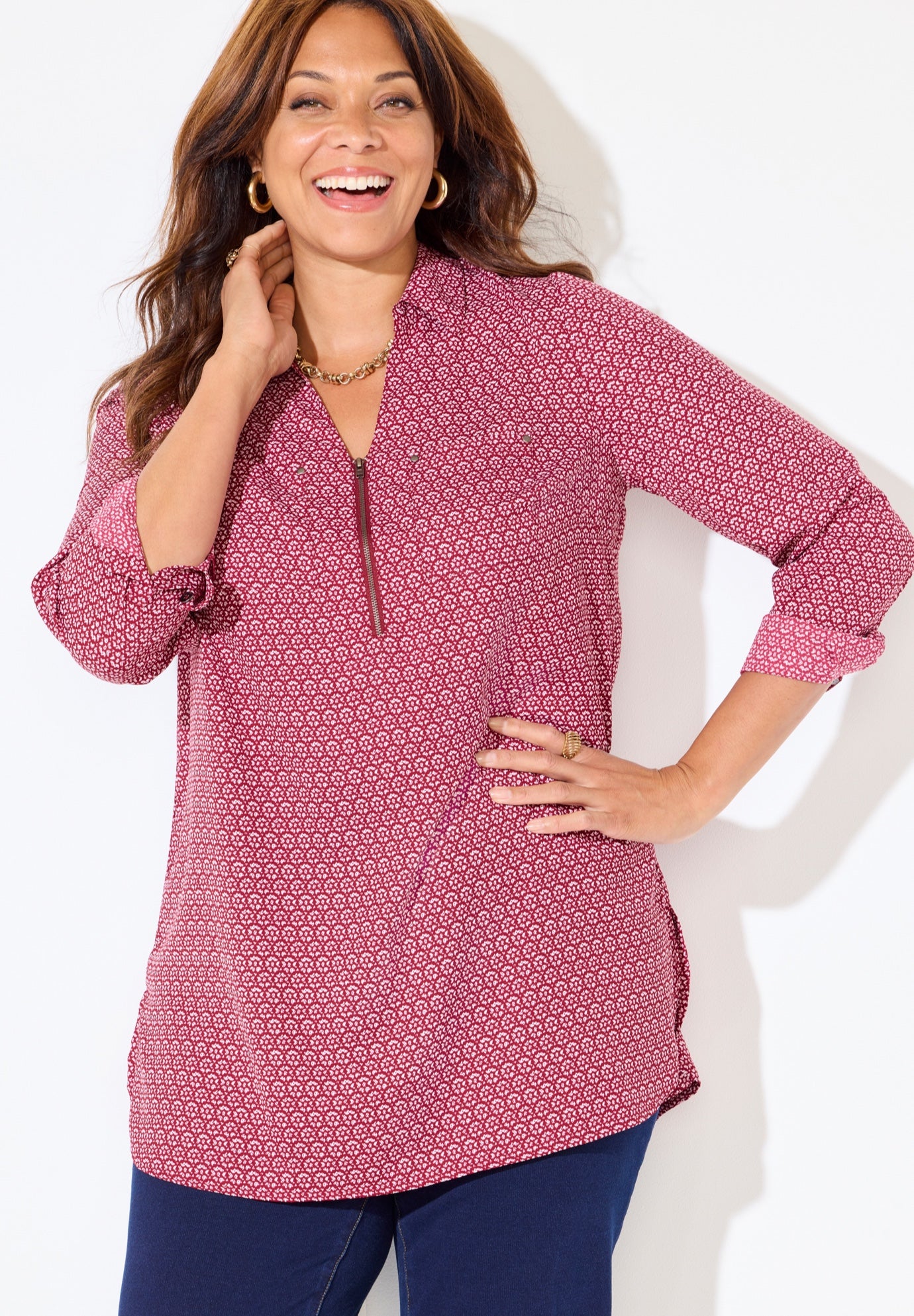 Breezeway Half-Zip Tunic image number 0