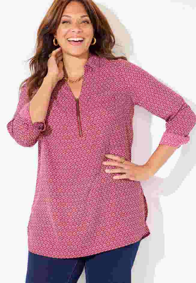 Breezeway Half-Zip Tunic image number 0