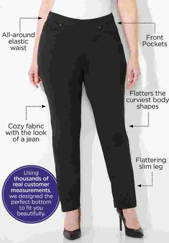 The Curvy Knit Jean image number 1