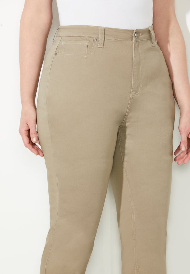 Sateen Stretch Curvy Pant image number 2