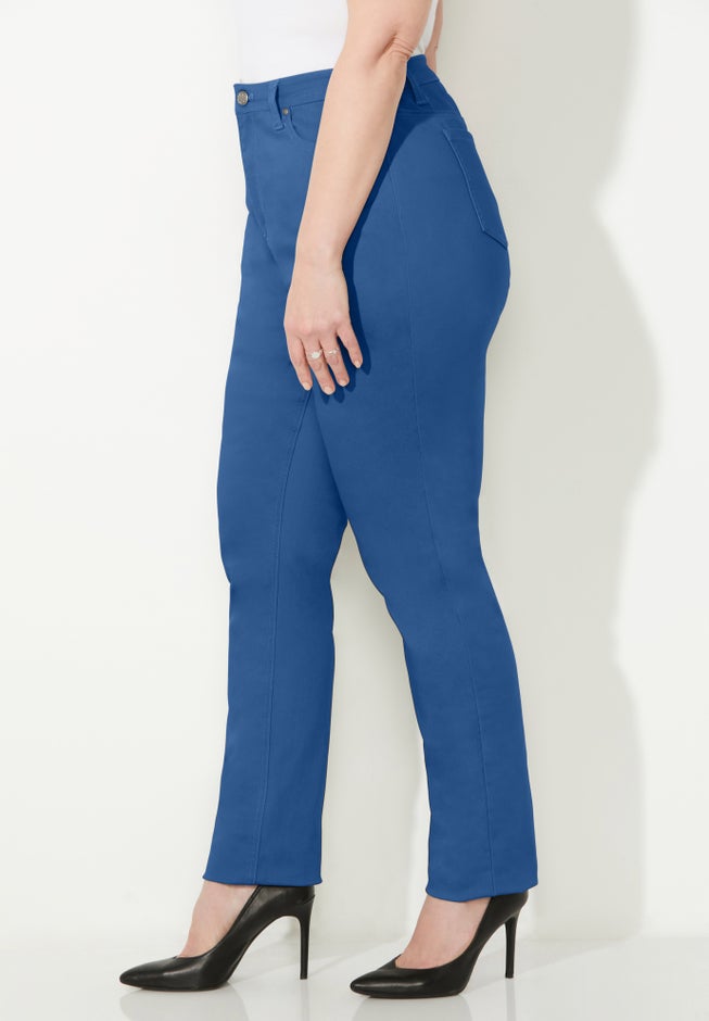 Sateen Stretch Curvy Pant image number 2
