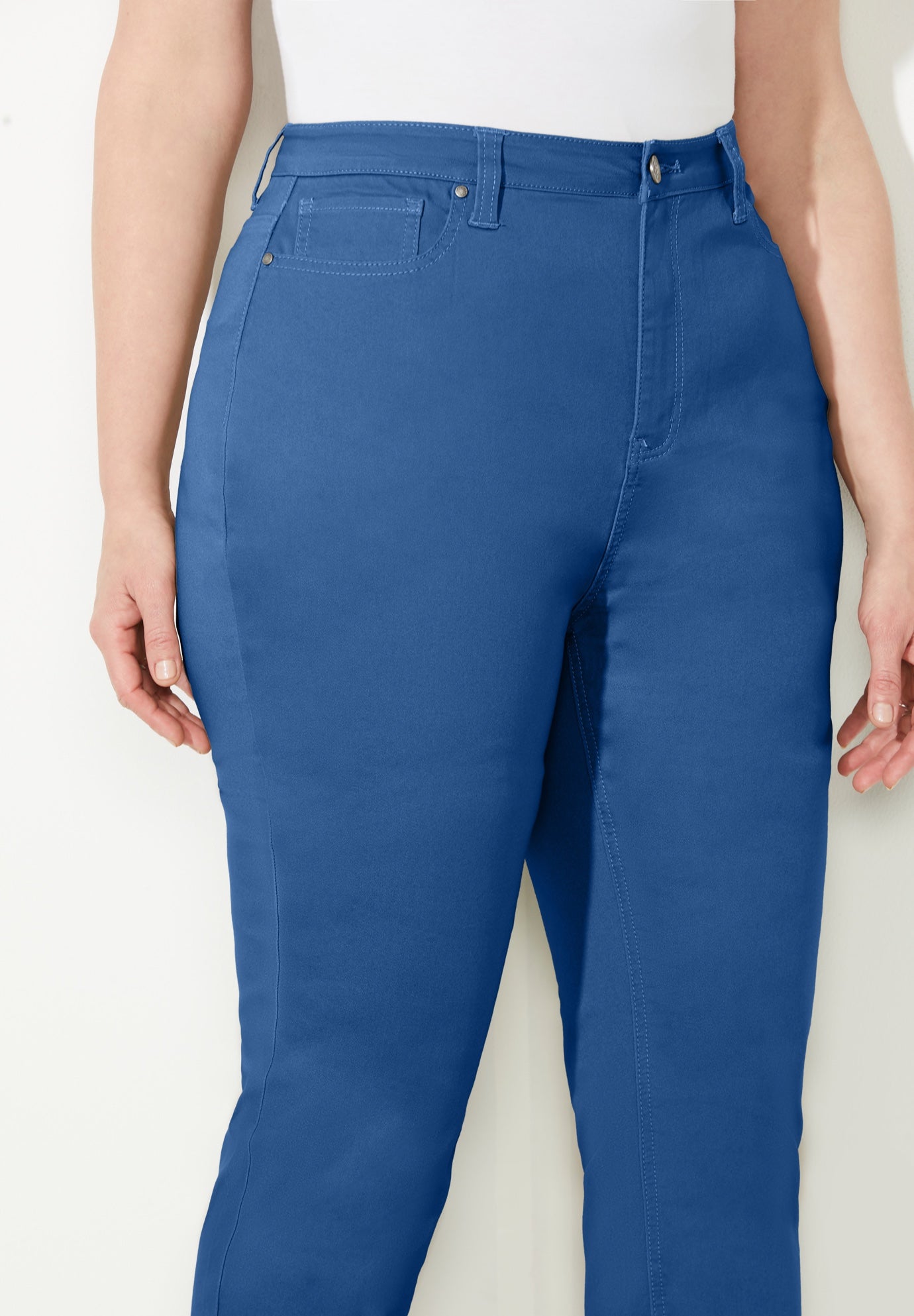 Sateen Stretch Curvy Pant image number 3