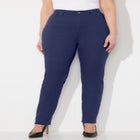 Sateen Stretch Curvy Pant image number null