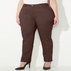 Sateen Stretch Curvy Pant image number null