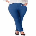 Sateen Stretch Curvy Pant image number null