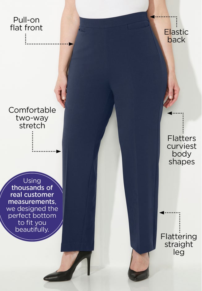Refined Pull-On Curvy Pant image number 1