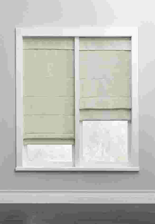 Cordless Large Fold Woven Blackout Roman Shade image number 0