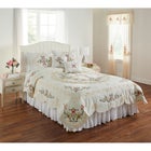 Ava Oversized Embroidered Cotton Quilt image number null