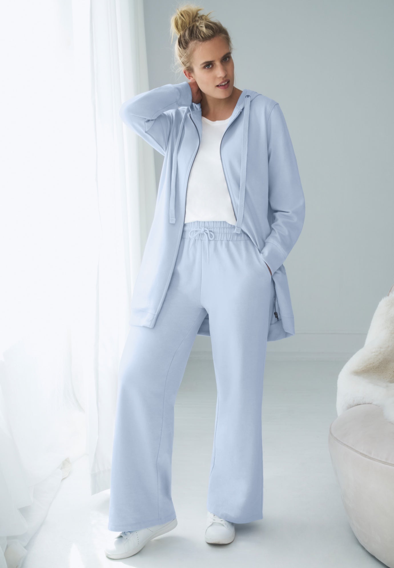 Wide Leg French Terry Sweatpant image number 0