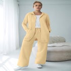 Wide Leg French Terry Sweatpant image number null