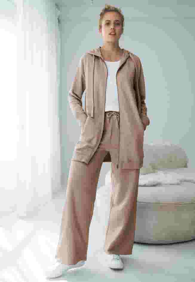 Wide Leg French Terry Sweatpant image number 0