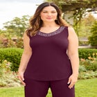 Beaded 3-Piece Cardigan Pant Suit image number null