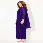 3-Piece Sequin Tank Pant Suit image number null